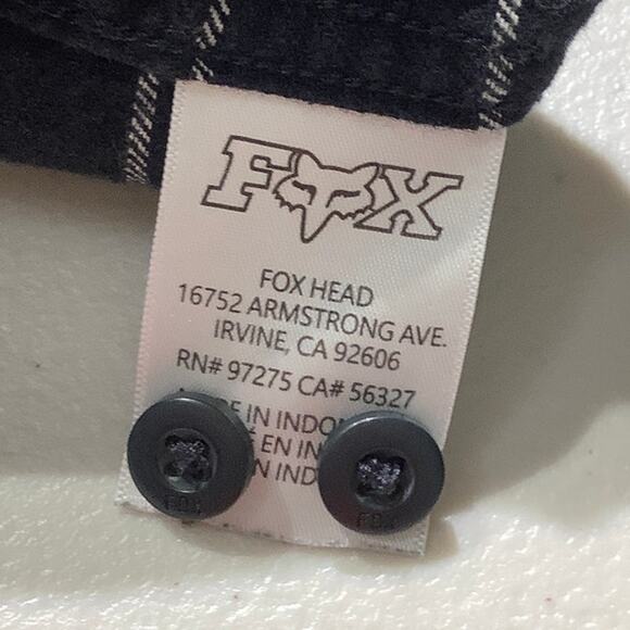 Fox Racing Flannel Shirt Men’s Size M – Casual, Collared, 100% Cotton - Picture 5 of 7